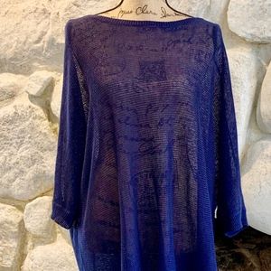 EILEEN FISHER Organic Linen Summer Sweater